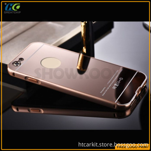 Aluminum bumper Mirror Case for iPhone 6 case cover for iphone 6s plus case cover